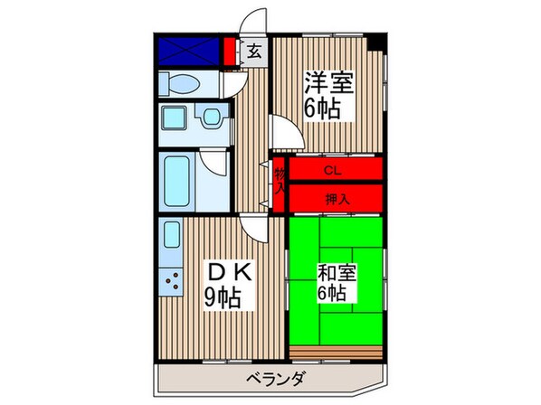 ユニ－グレイスの物件間取画像